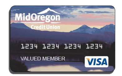 Mid Oregon Visa Debit Card