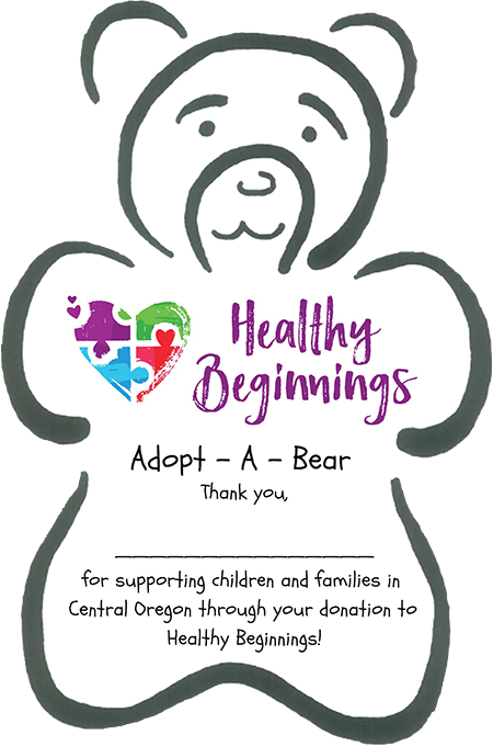 Adopt-A-Bear bear cutout