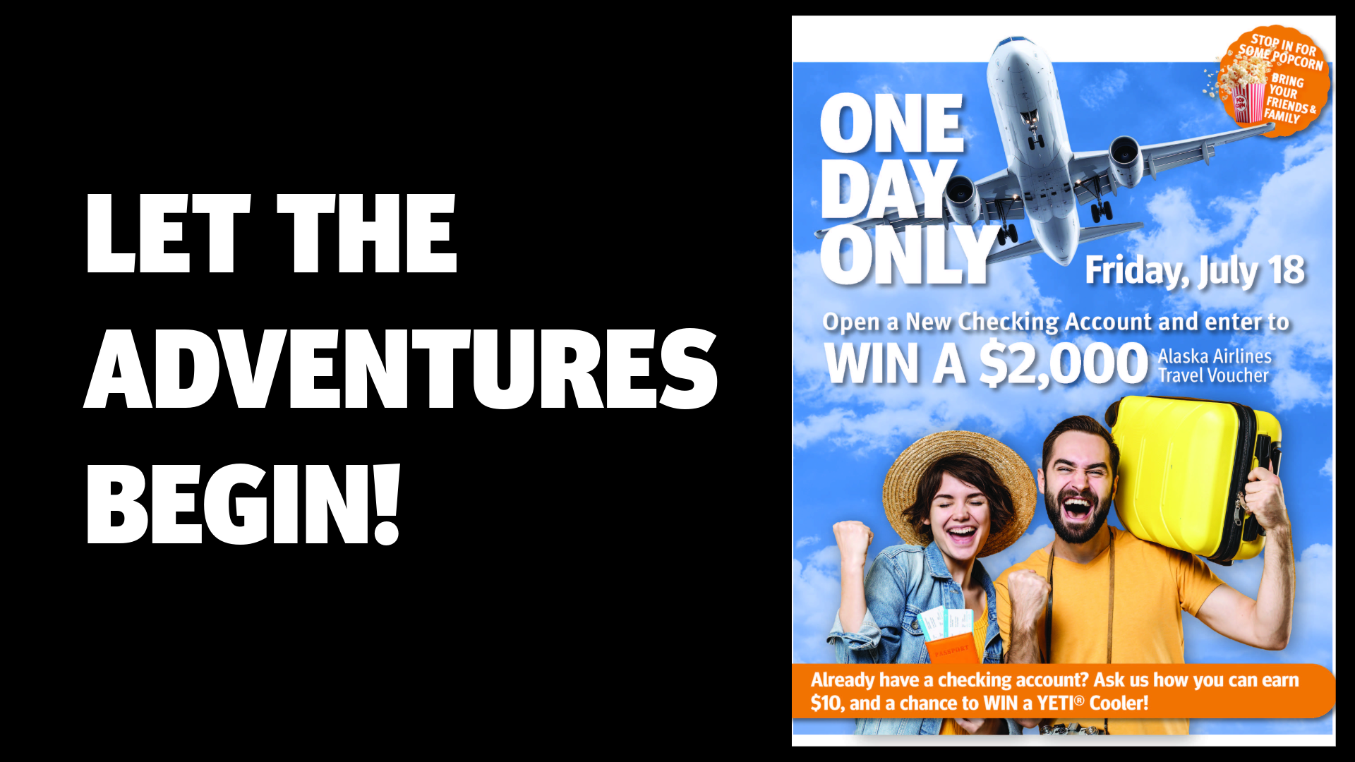 $2K Alaska Airlines Travel Voucher
